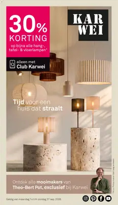 Voorbeeld van KARWEI folder van winkel KARWEI geldig vanaf 14-09-2026