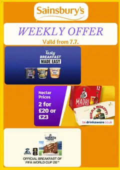 Preview of Sainsbury's Sainsbury's - Offers valid from 07/07/2026