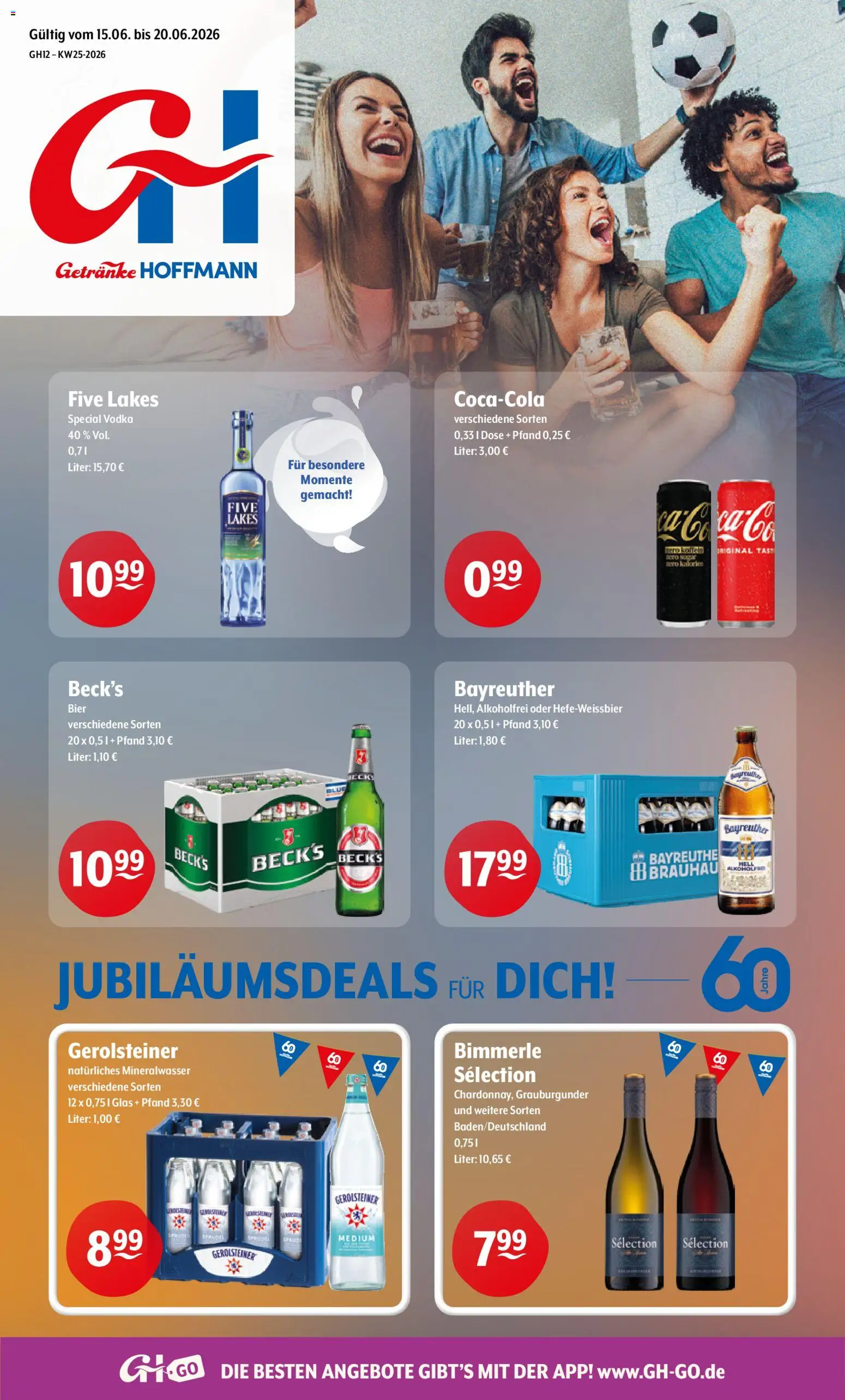 Vorschau von dem Prospekt des Geschäftes Getränke Hoffmann, gültig ab dem 15.06.2026