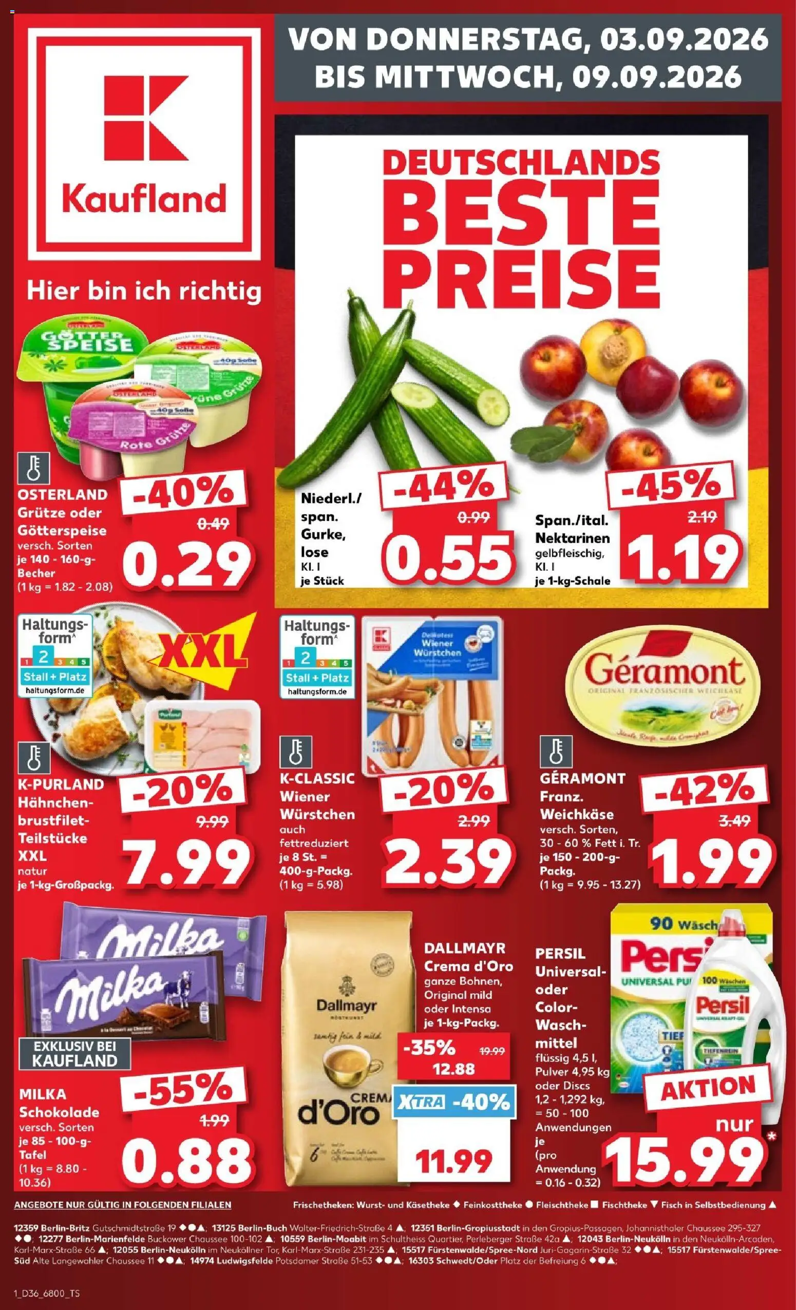 Vorschau von dem Prospekt des Geschäftes Kaufland, gültig ab dem 03.09.2026