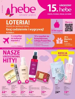 Pogląd gazetki "Hebe gazetka - Nasze urodzinowe hity" ze sklepu Hebe ważnej od 03.09.2026