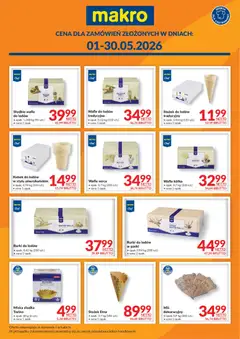 Pogląd gazetki "Makro gazetka - Wafle do lodów" ze sklepu Makro ważnej od 01.05.2026
