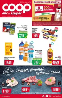 COOP - COOP akciós újság megtekintése, amely érvényes 2026.10.01.-től