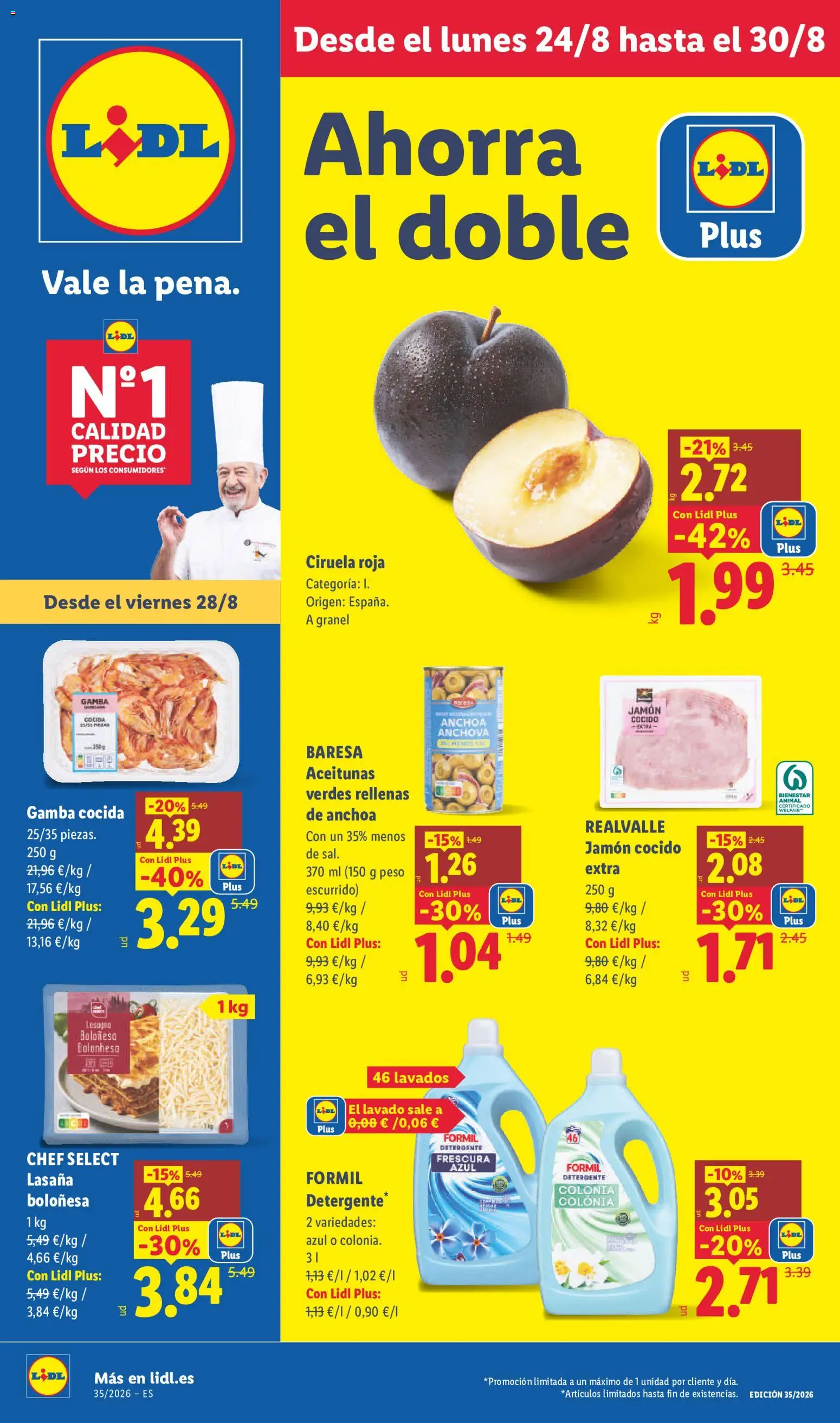 Vista previa del folleto de la tienda Lidl válido desde el 24/08/2026 