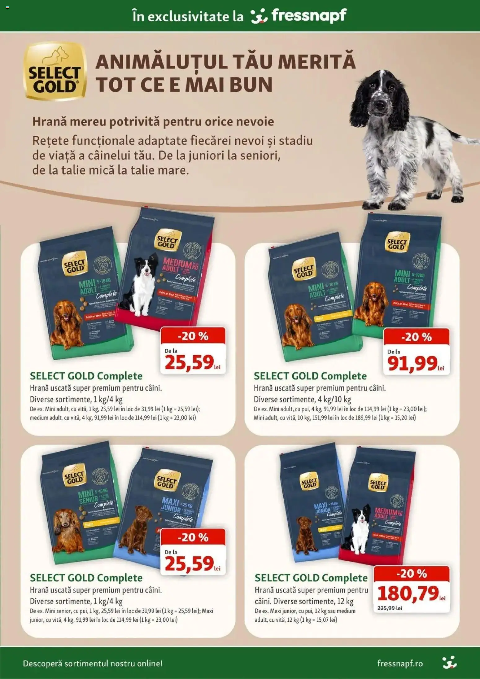Previzualizarea de cataloage: Fressnapf Fressnapf Catalog actual valabil de la 08.10.2026