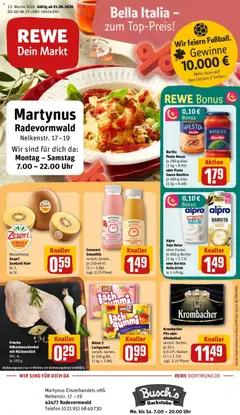 Vorschau von dem Prospekt des Geschäftes Rewe, gültig ab dem 01.06.2026