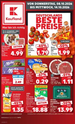 Vorschau von dem Prospekt des Geschäftes Kaufland, gültig ab dem 08.10.2026
