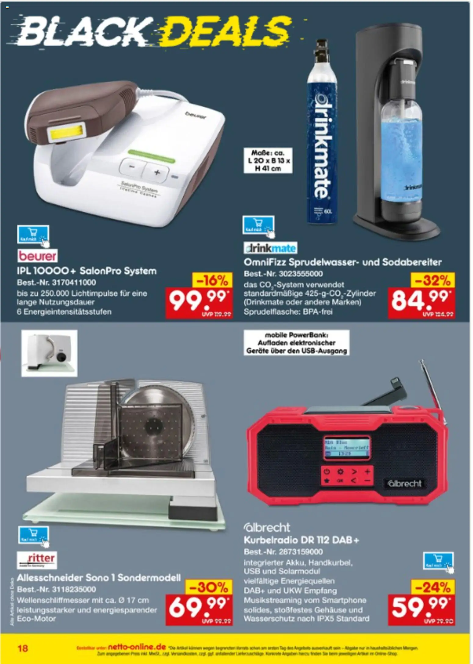 Vorschau von dem Prospekt des Geschäftes Netto Marken-Discount, gültig ab dem 01.11.2026 - Powerbank, USB, Smartphone
