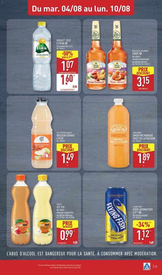 Nouveau catalogue Aldi à partir du 04/08