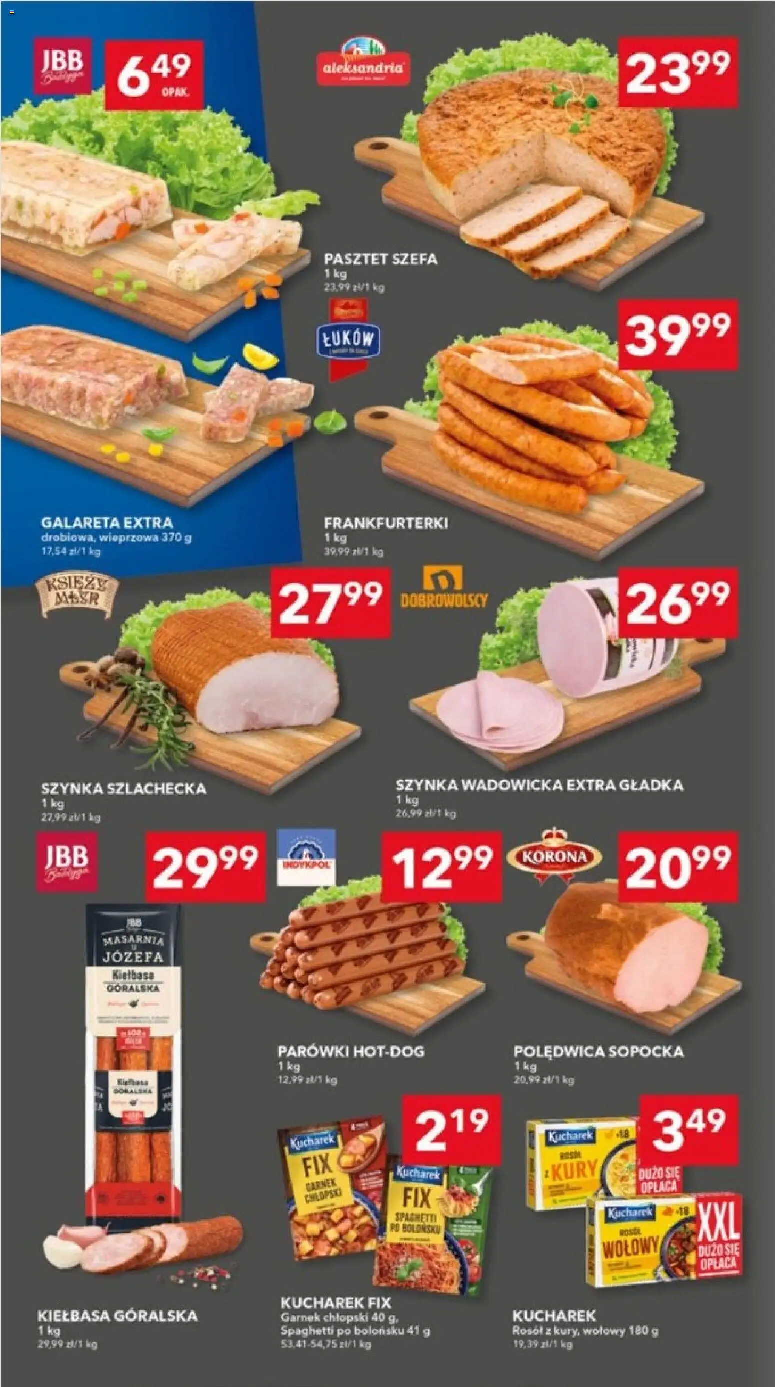 Pogląd gazetki "Lewiatan gazetka - Lublin" ze sklepu Lewiatan ważnej od 01.10.2026 - Spaghetti, Pasztet, Kiełbasa, Garnek, Frankfurterki, Szynka, Parówki, Polędwica sopocka