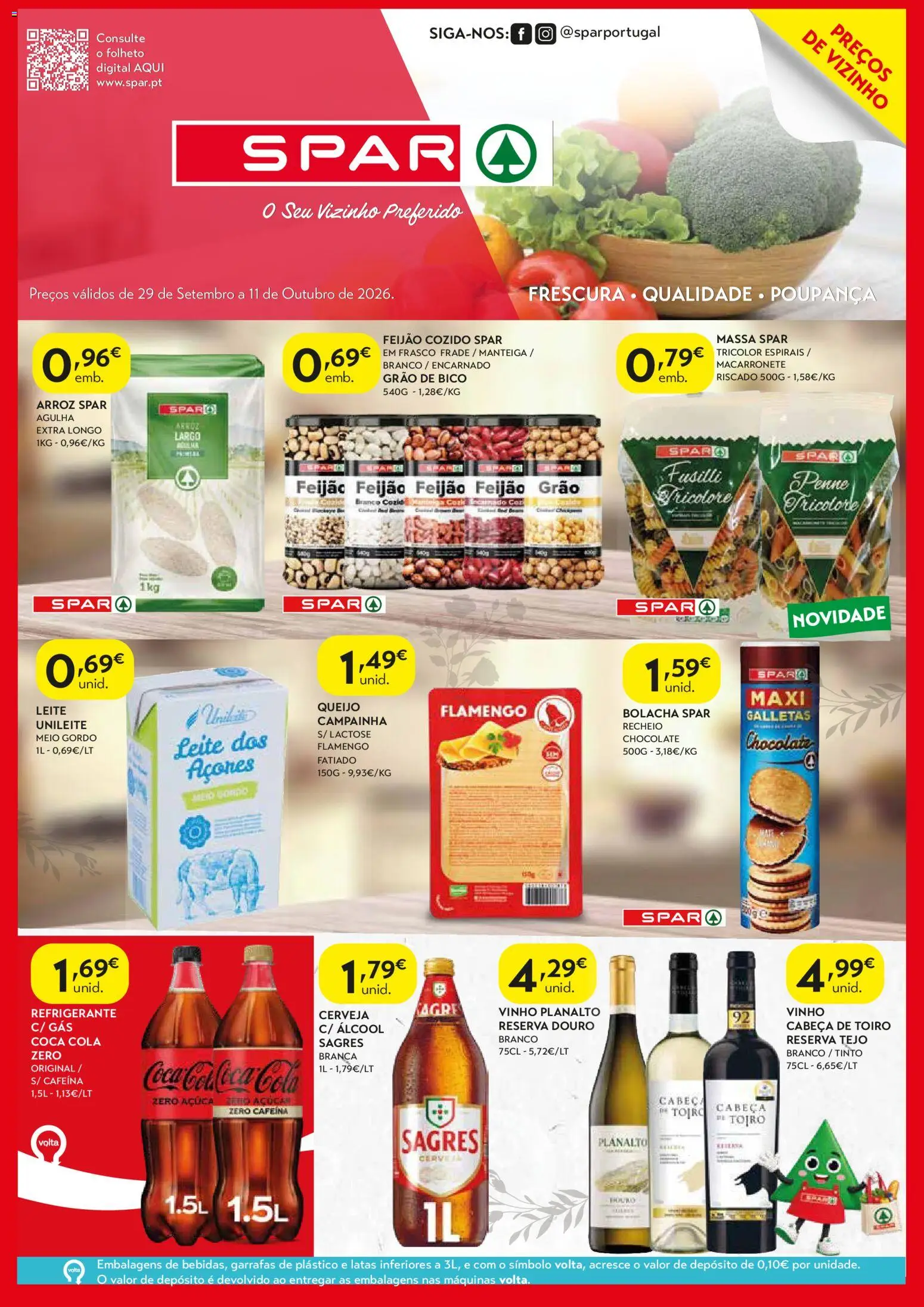 Pré-visualização do folheto da loja Spar válida a partir de 29/09/2026