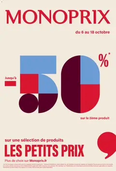 Prévisualisation de Monoprix catalogue du magasin Monoprix formulaire valide 06/10/2026