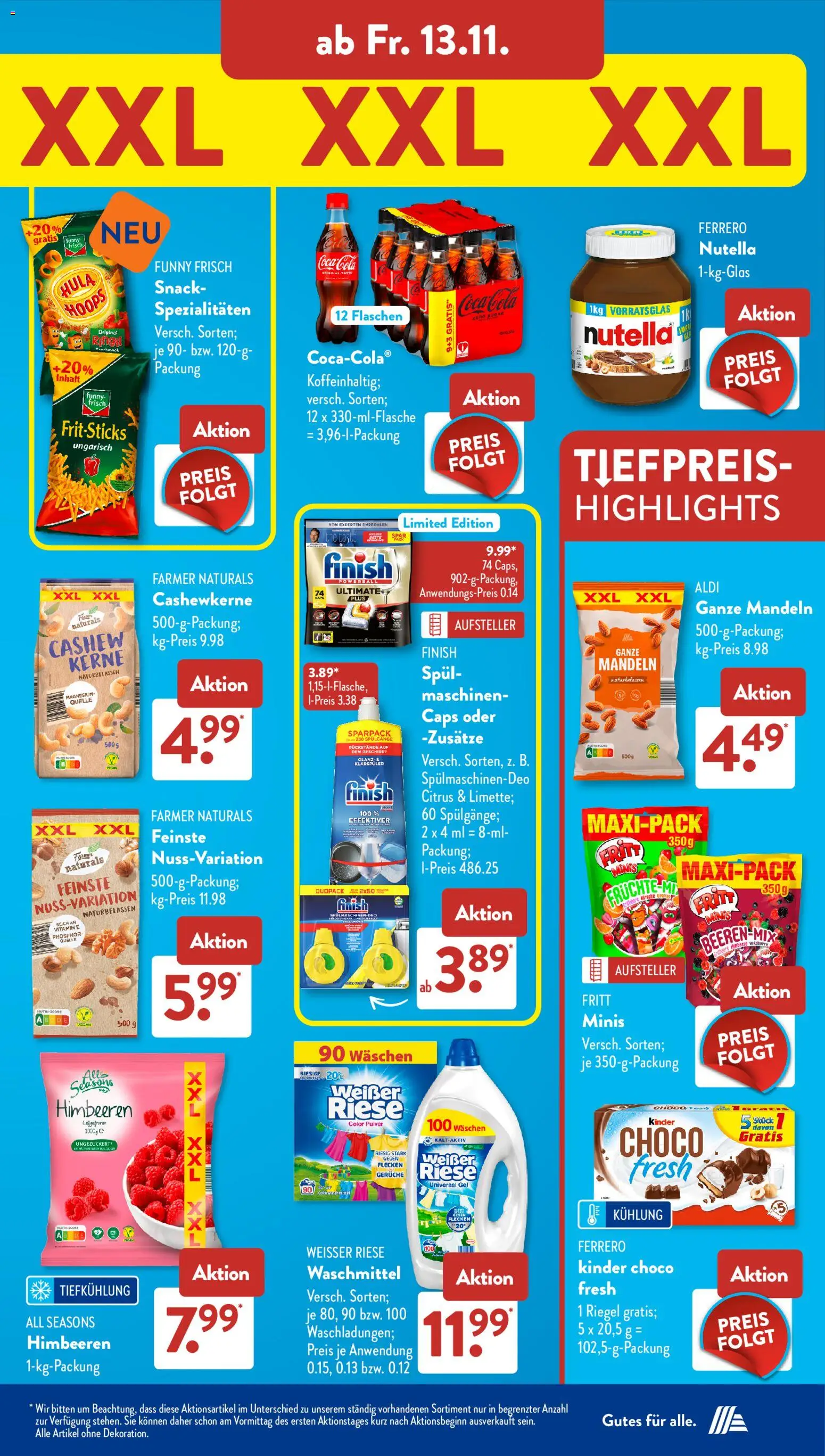 Vorschau von dem Prospekt des Geschäftes Aldi Süd, gültig ab dem 09.11.2026