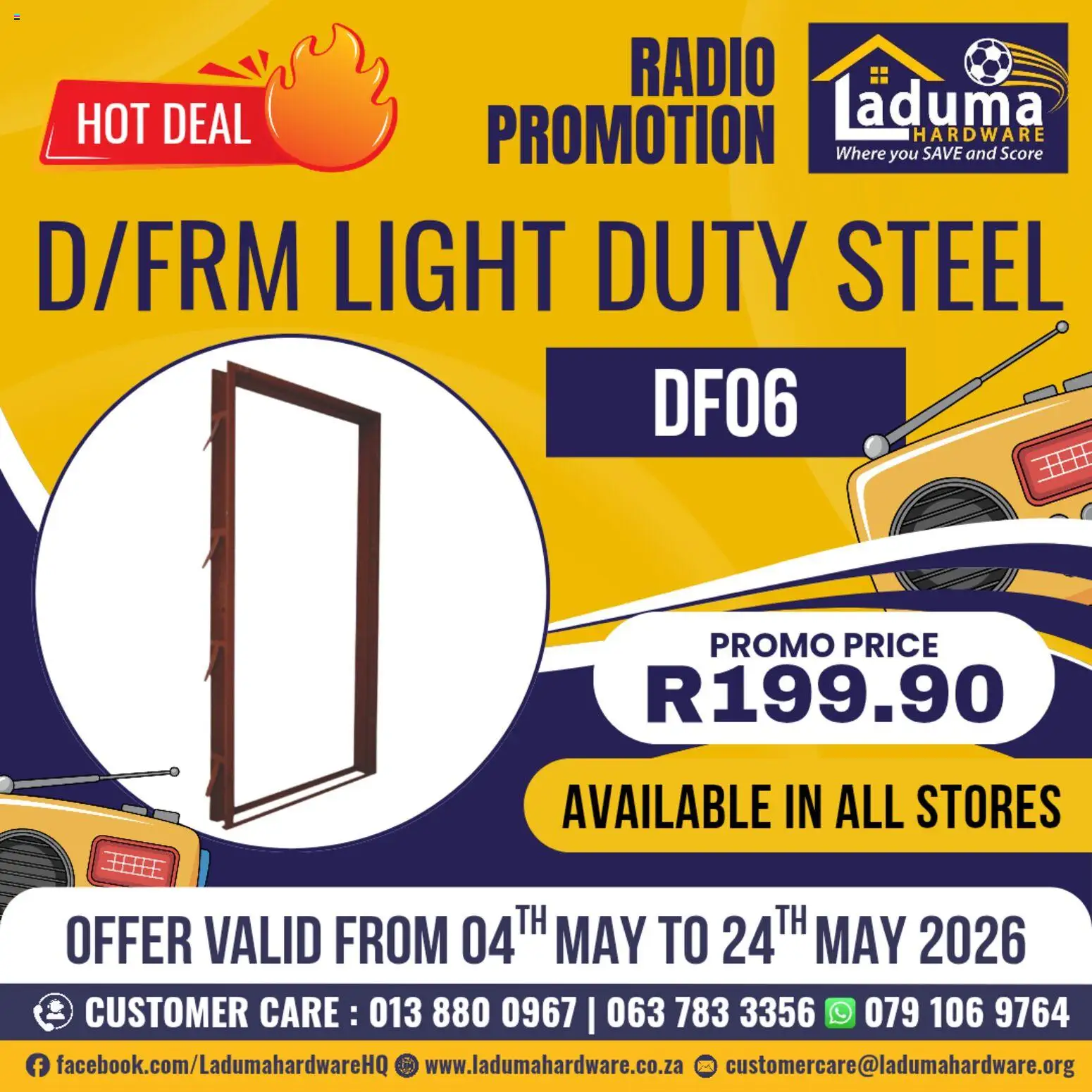 Preview of Laduma Hardware flyer valid from 04/05/2026