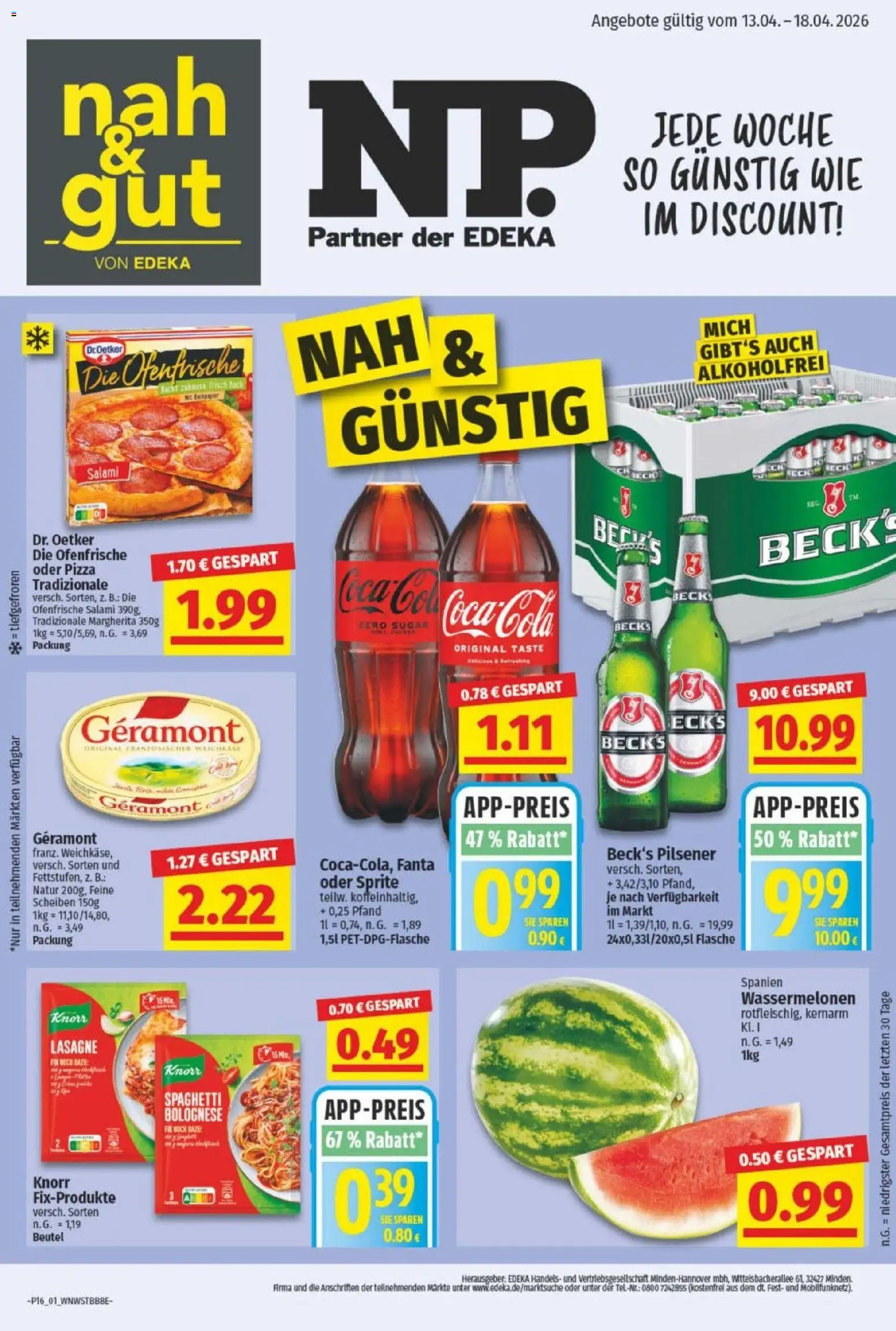 NP Discount Prospekt (vom 13.04.2026 - 18.04.2026)