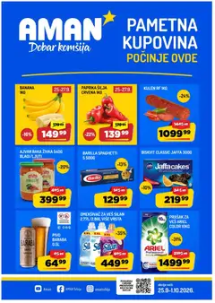 Pregled Aman kataloga - važi od 25.09.2026