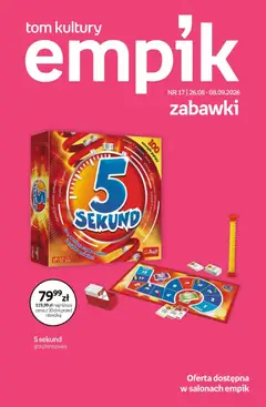 Pogląd gazetki "Empik promocje - Tom kultury Zabawki" ze sklepu Empik ważnej od 26.08.2026