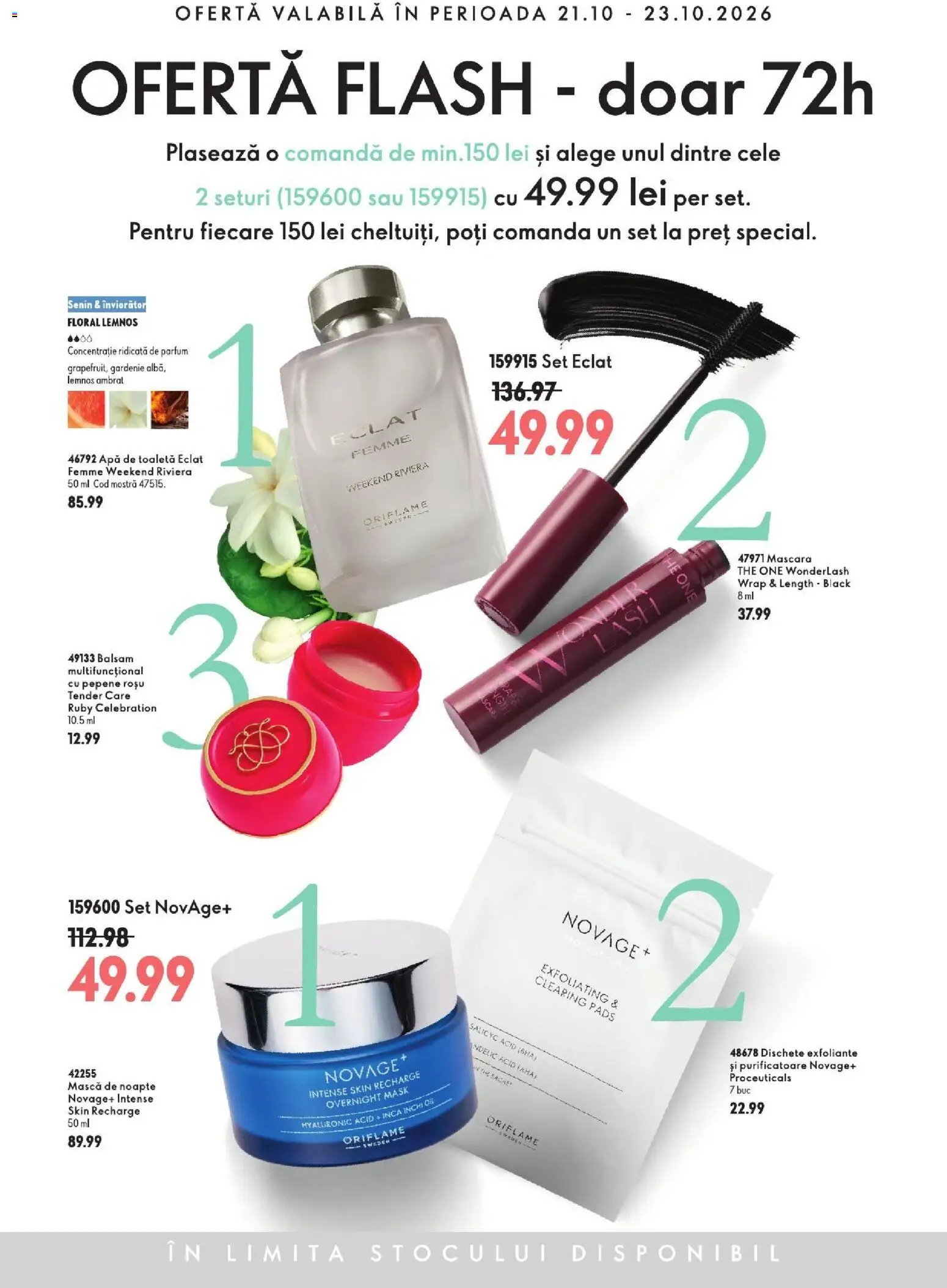 Previzualizarea de cataloage: Oriflame Oriflame ECatalogue valabil de la 21.10.2026 - Apă, Parfum, Black, Toaletă, Intense, Mascara, Balsam, Apă de toaletă