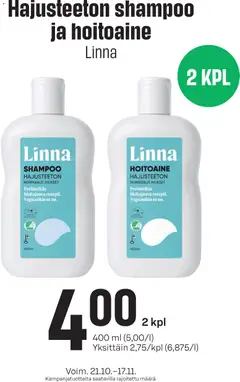 Kaupan Prisma Prisma Linna esikatselu, voimassa 21/10/2026