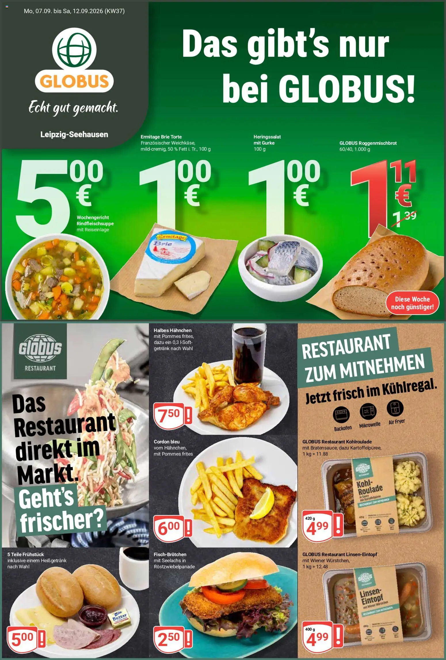 Vorschau von dem Prospekt des Geschäftes Globus, gültig ab dem 07.09.2026