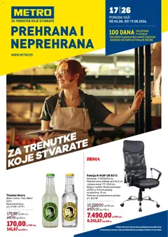 Pregled Metro kataloga - važi od 06.08.2026