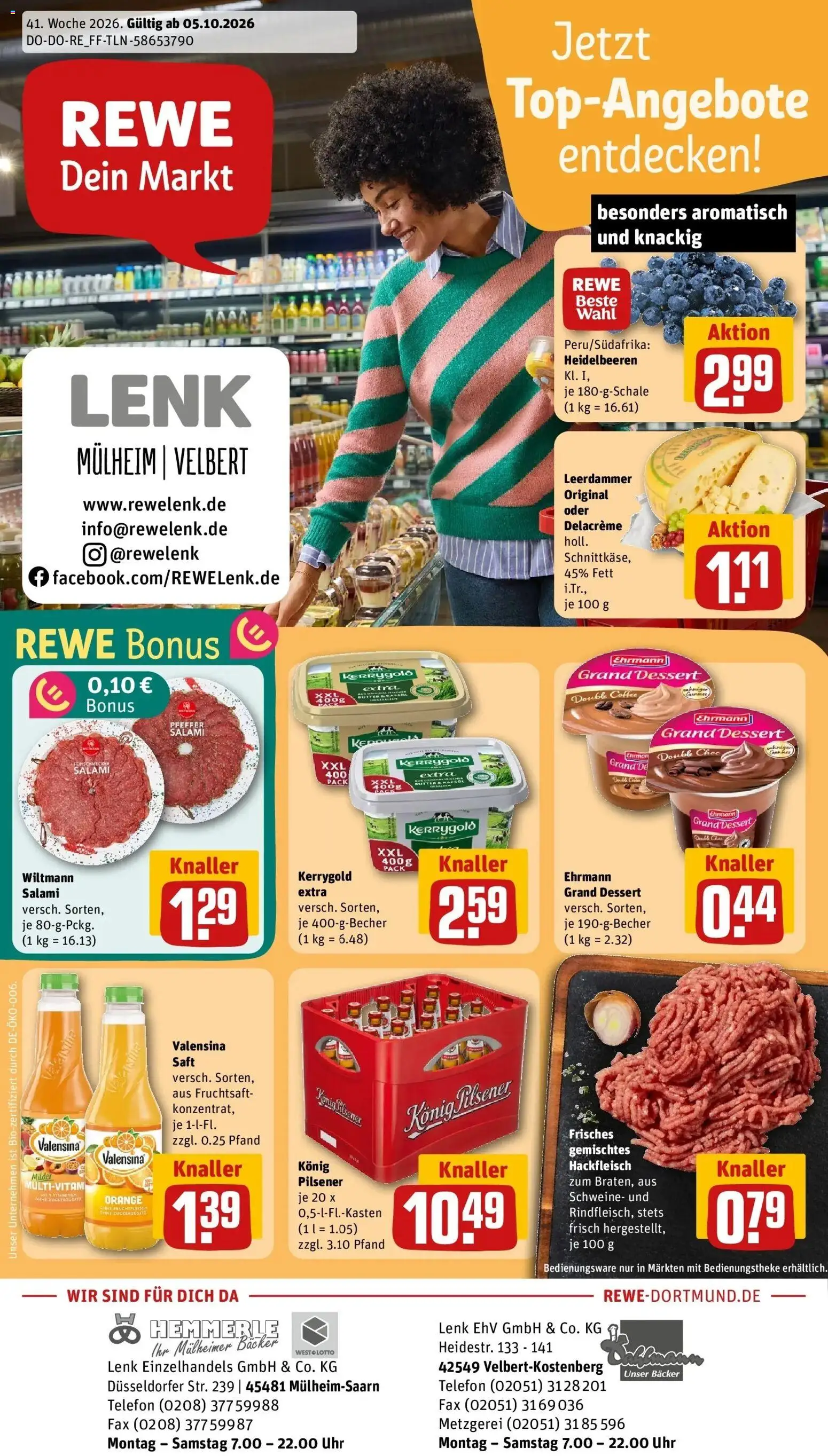 Vorschau von dem Prospekt des Geschäftes Rewe, gültig ab dem 05.10.2026
