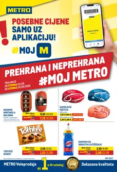 Pregled letka Metro Katalog trgovine Metro vrijedi od 01.09.2026