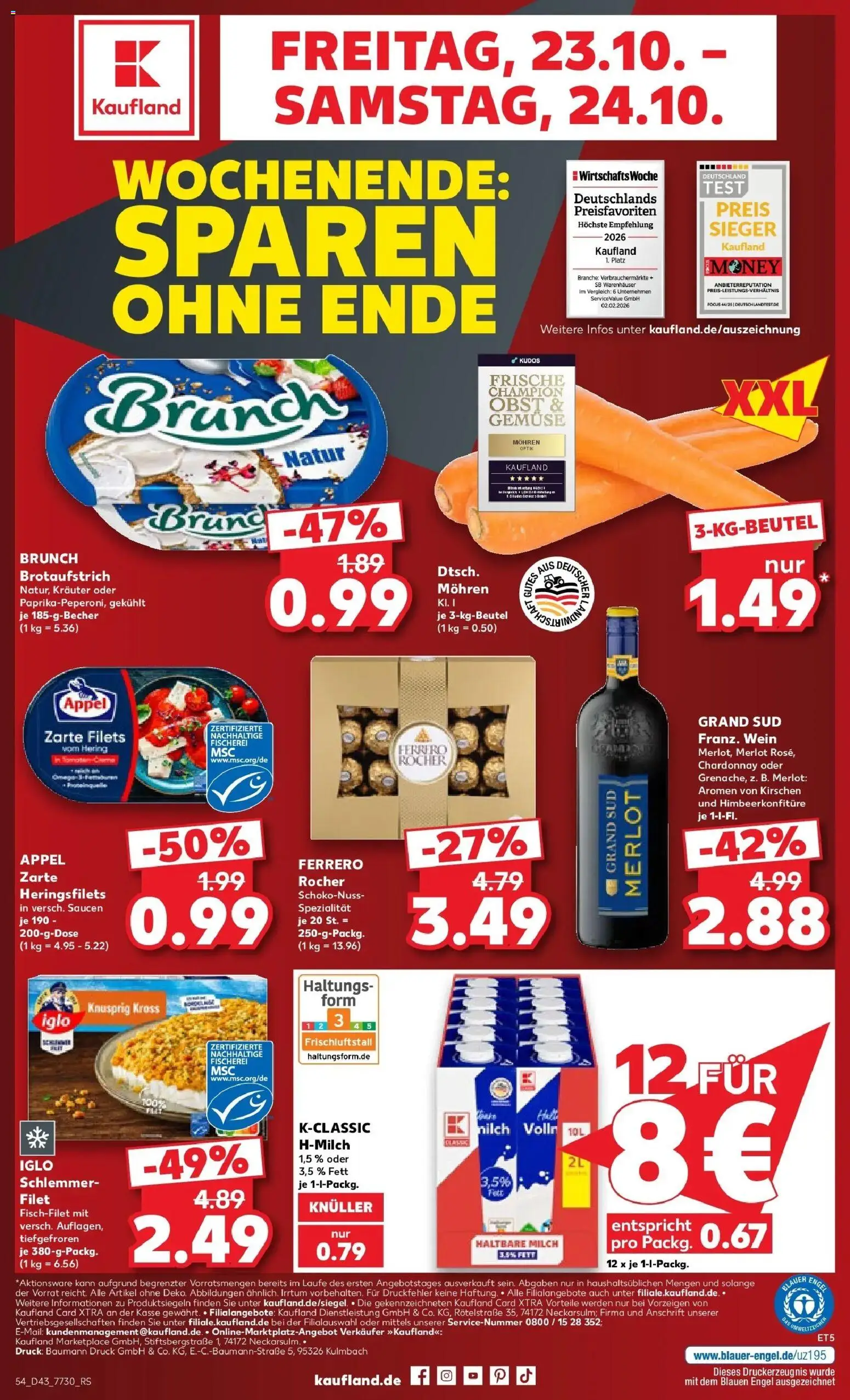Vorschau von dem Prospekt des Geschäftes Kaufland, gültig ab dem 19.10.2026
