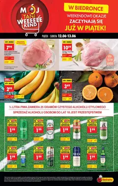 Pogląd gazetki "Biedronka gazetka - Tani weekend" ze sklepu Biedronka ważnej od 12.06.2026