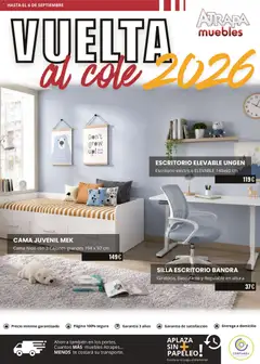 Vista previa del folleto de la tienda Atrapa Muebles válido desde el 25/08/2026 
