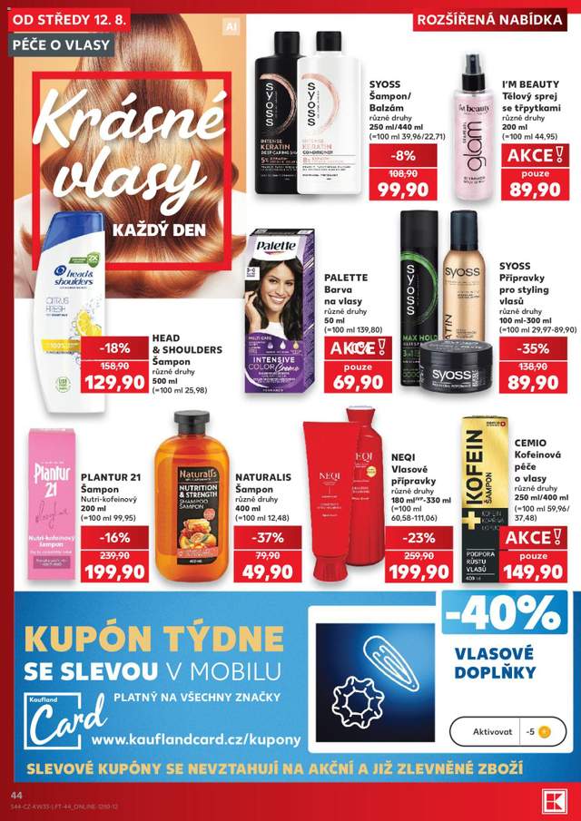 Nový Kaufland leták od 12.08.