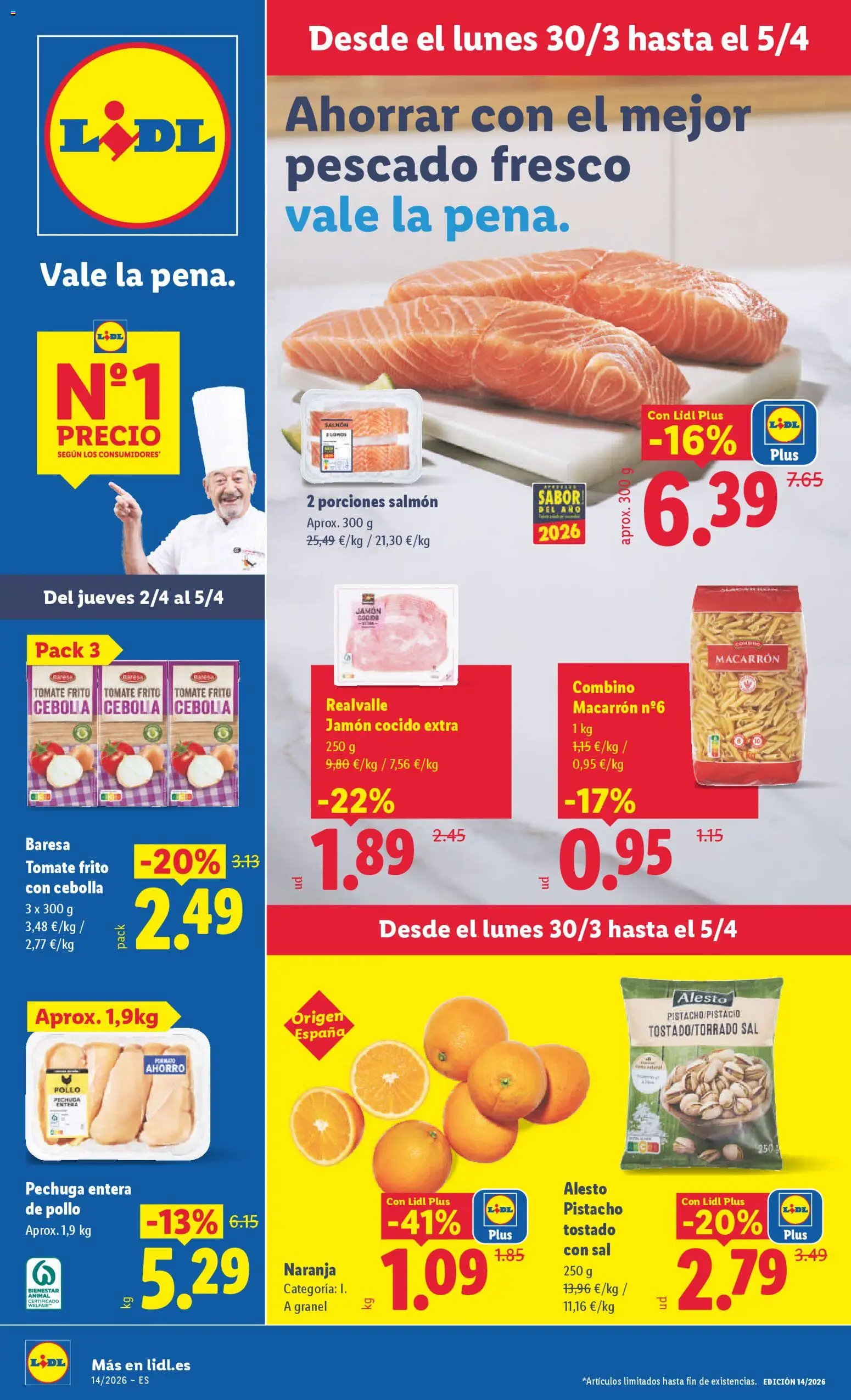 Vista previa del folleto de la tienda Lidl válido desde el 30/03/2026 