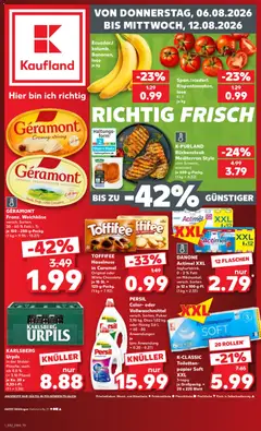 Vorschau von dem Prospekt des Geschäftes Kaufland, gültig ab dem 06.08.2026