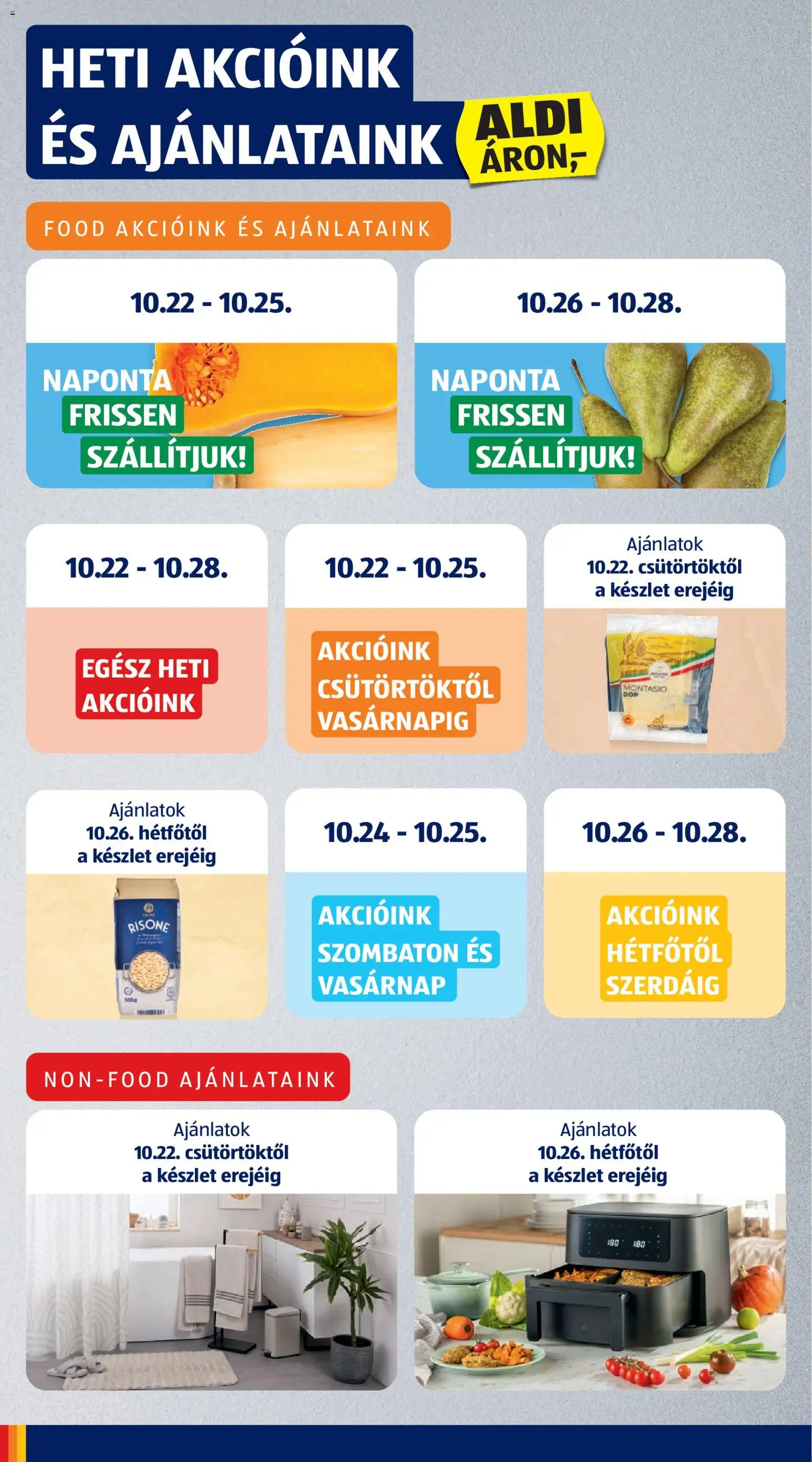 Aldi - Aldi akciós újság megtekintése, amely érvényes 2026.10.22.-től