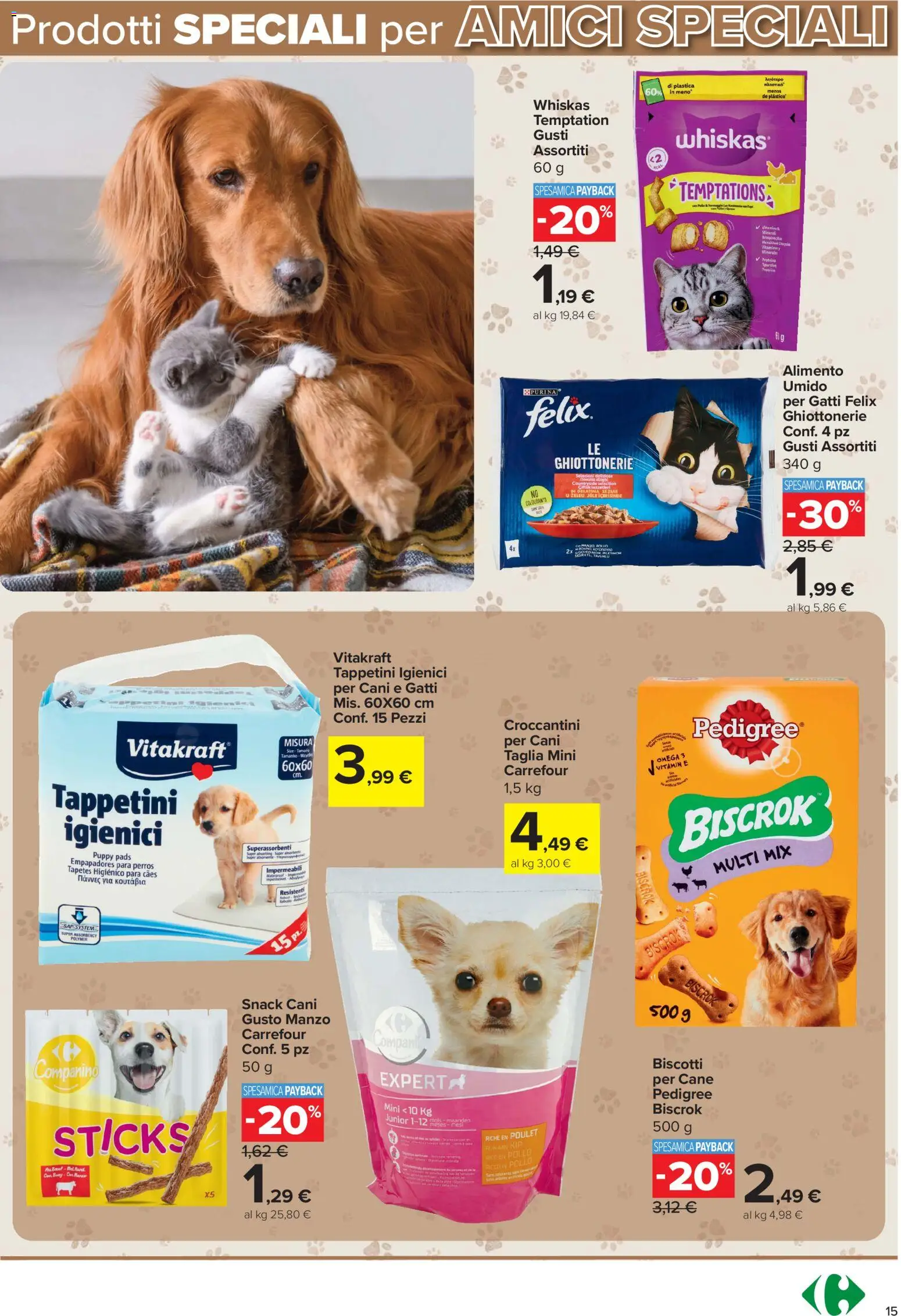 Anteprima dell'opuscolo Carrefour volantino dal negozio Carrefour valido da 27/08/2026 - Omega, Biscotti, Omega 3, Pollo, Manzo