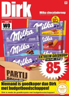 Voorbeeld van Dirk folder week van winkel Dirk geldig vanaf 23-09-2026