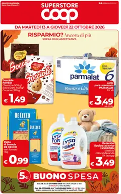 Anteprima dell'opuscolo COOP volantino Superstore Sicilia dal negozio COOP valido da 13/10/2026