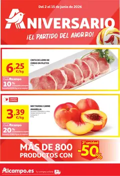 Vista previa del folleto de la tienda Alcampo válido desde el 02/06/2026 