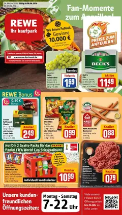 Vorschau von dem Prospekt des Geschäftes Rewe, gültig ab dem 08.06.2026