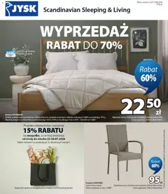 Pogląd gazetki "JYSK gazetka" ze sklepu JYSK ważnej od 22.07.2026