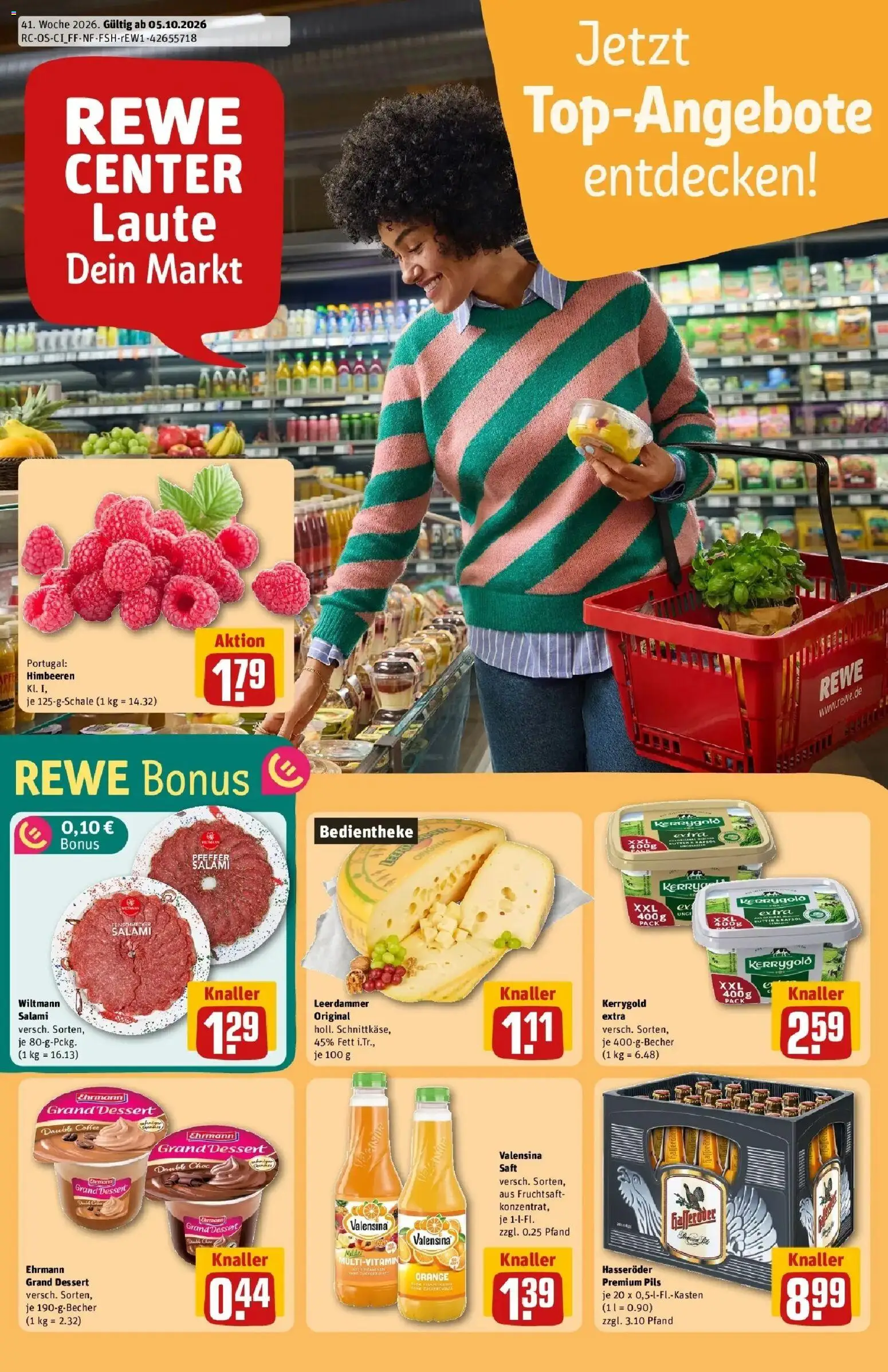 Vorschau von dem Prospekt des Geschäftes Rewe, gültig ab dem 05.10.2026