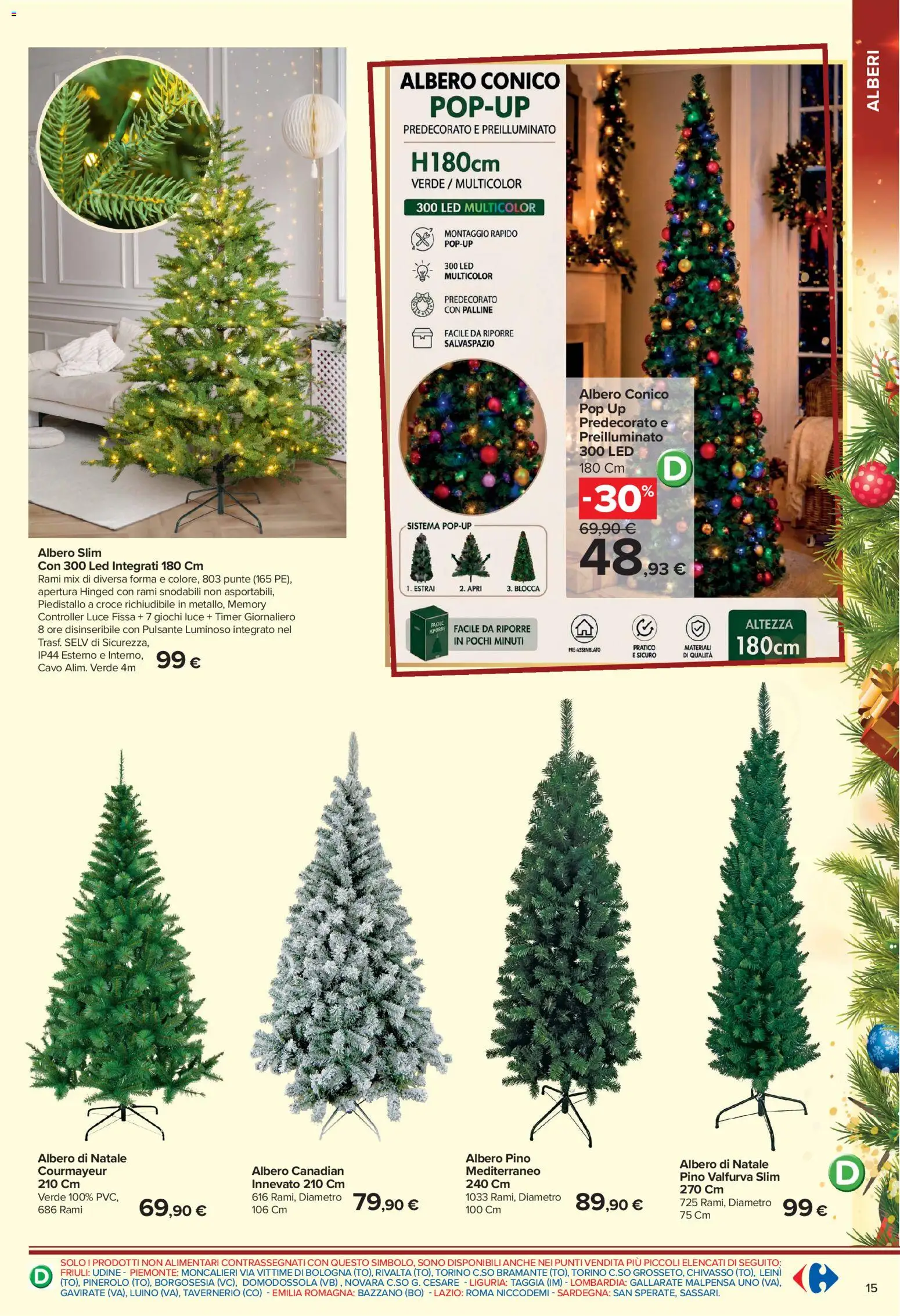 Anteprima dell'opuscolo Carrefour volantino Iper Catalogo Addobbo dal negozio Carrefour valido da 02/11/2026 - Albero di natale, Cavo