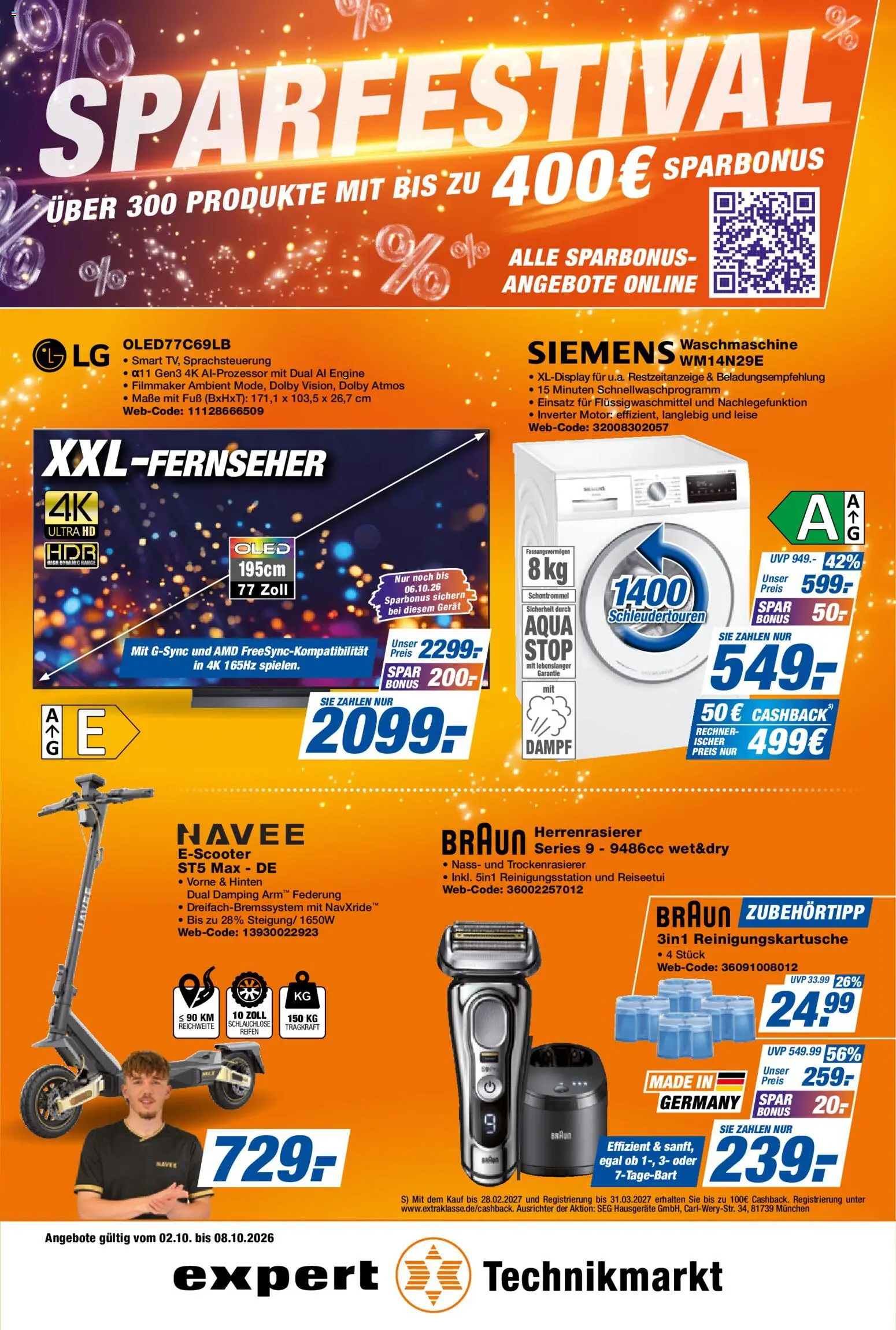Vorschau von dem Prospekt des Geschäftes Expert, gültig ab dem 02.10.2026 - Waschmaschine