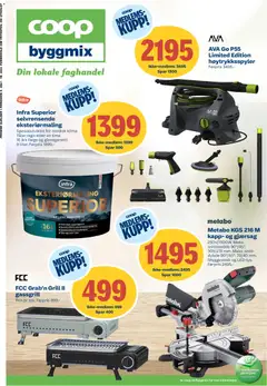 Forhåndsvis Coop Byggmix kundeavis fra butikk Coop Byggmix gyldig fra 06/07/2026