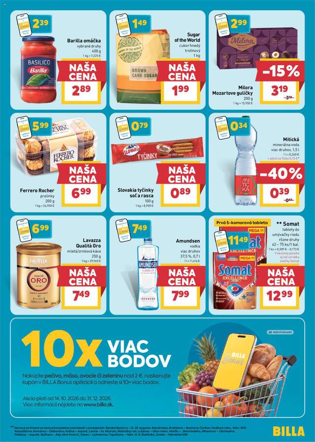 Nový Billa leták od 28.10.