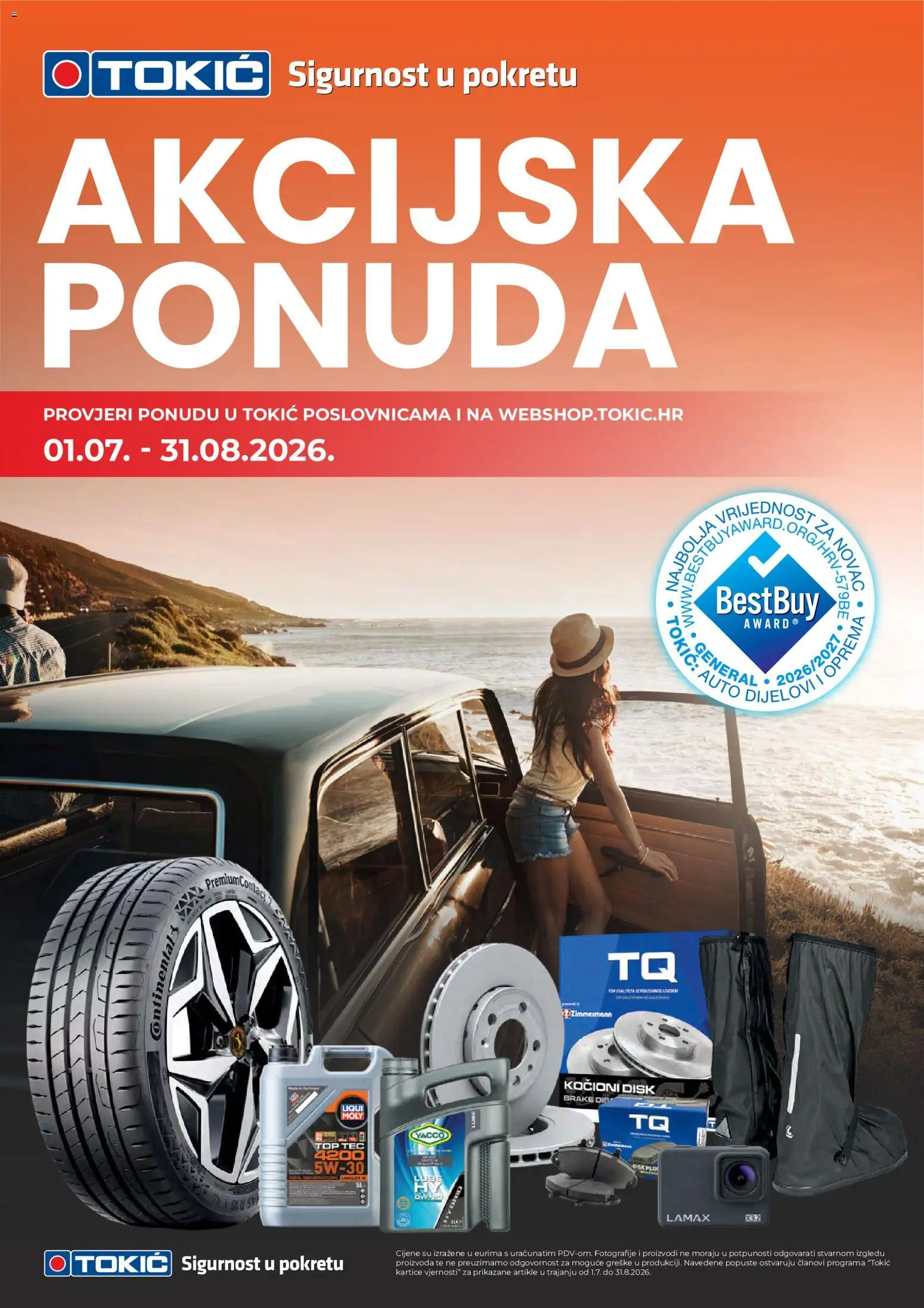 Pregled letka Tokić Katalog trgovine Tokić vrijedi od 01.07.2026 - Disk