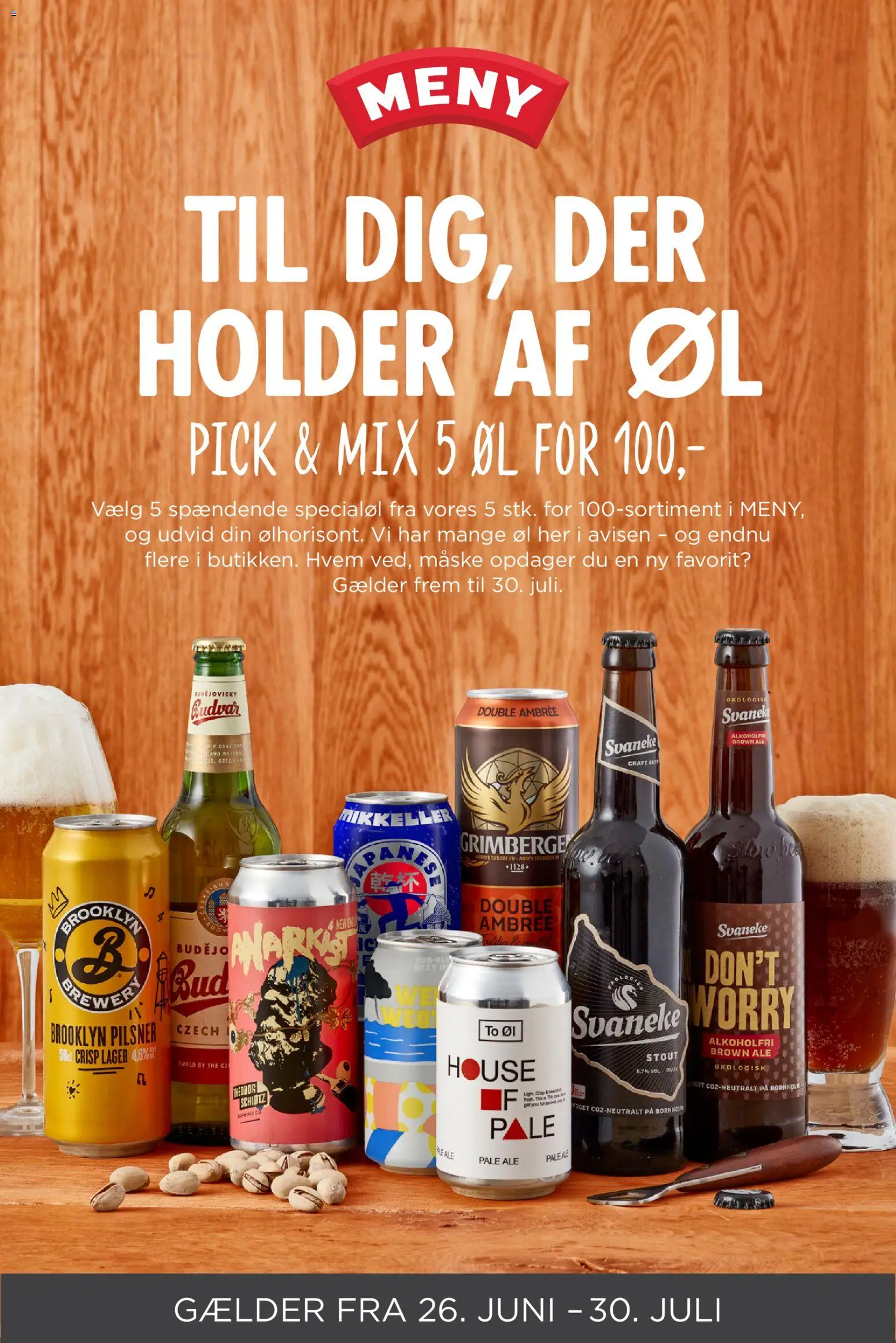 Eksempel på tilbudsavis Meny - Pick & Mix Juli 2026 fra butik Meny gyldig fra 26/06/2026