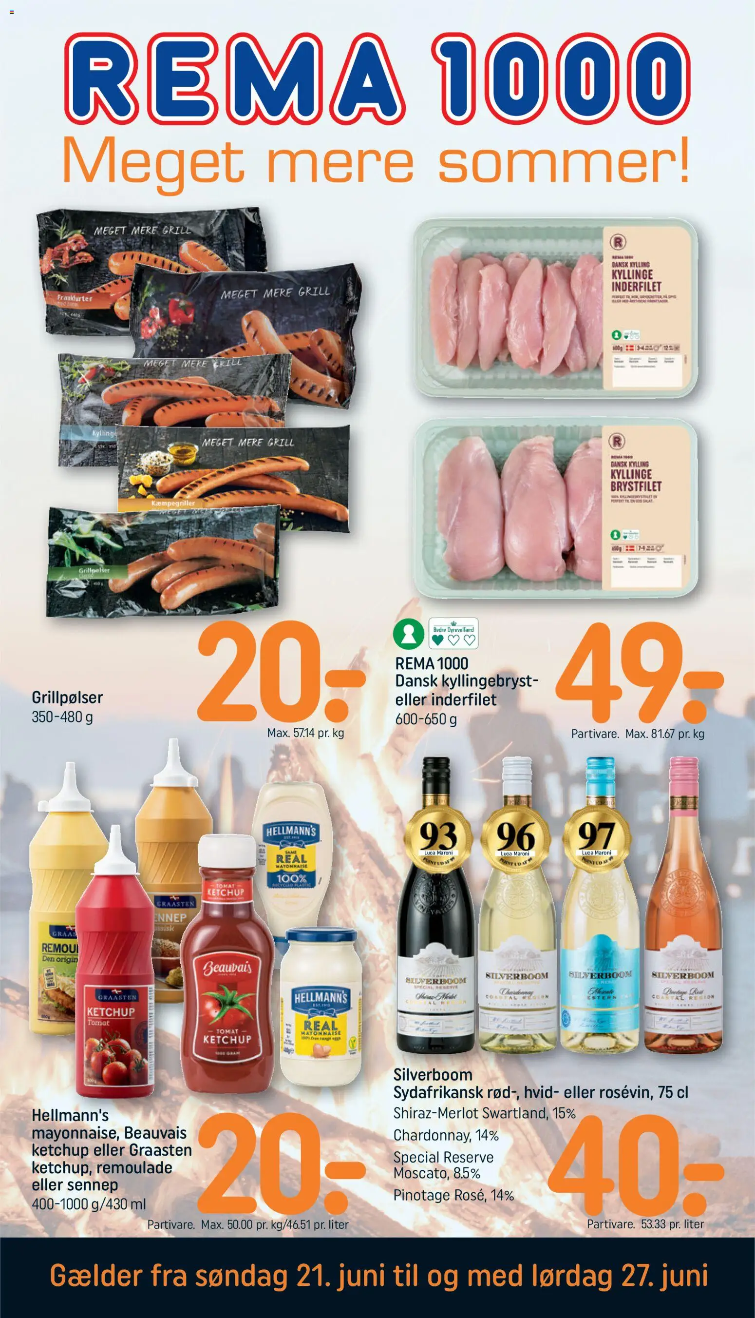 Eksempel på tilbudsavis Rema 1000 - Tilbudsavis uge 26 fra butik Rema 1000 gyldig fra 21/06/2026