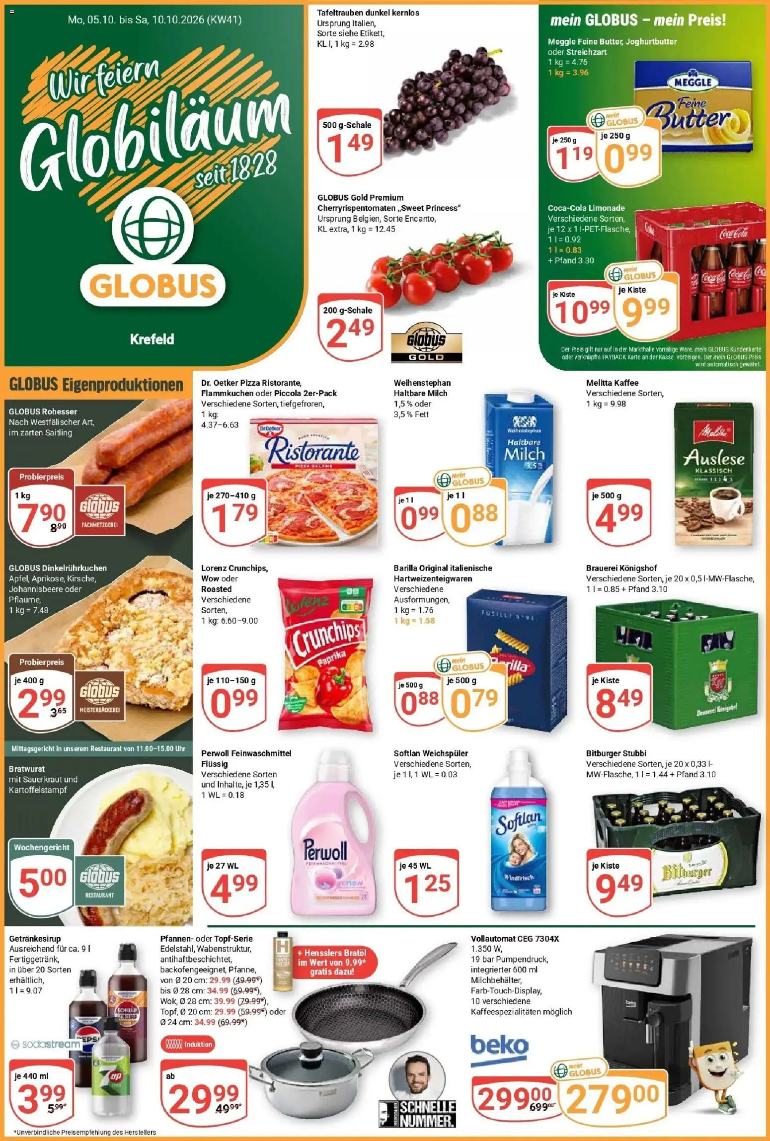 Vorschau von dem Prospekt des Geschäftes Globus, gültig ab dem 05.10.2026
