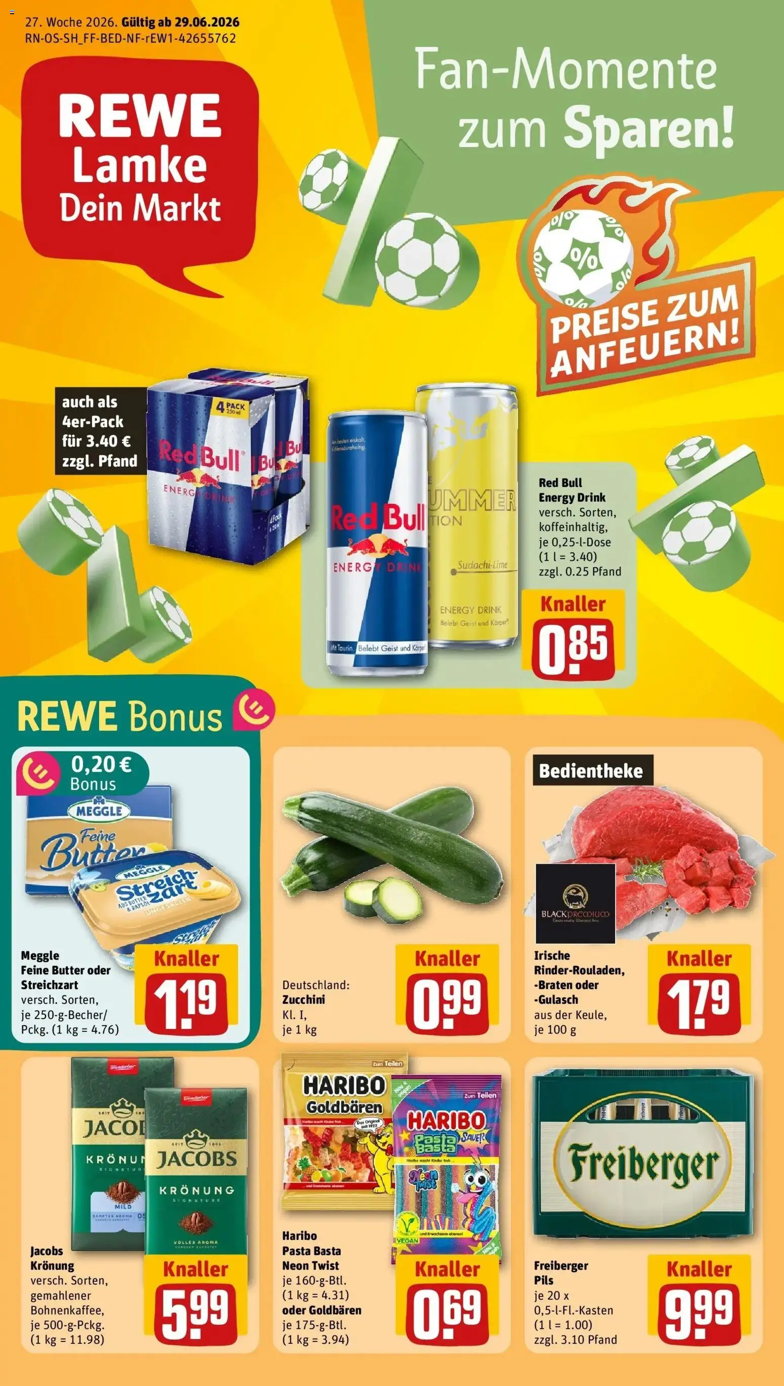 Vorschau von dem Prospekt des Geschäftes Rewe, gültig ab dem 29.06.2026